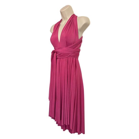 The Jersey Maid Mauve Pink Versatile Dress Size M - Picture 5 of 12